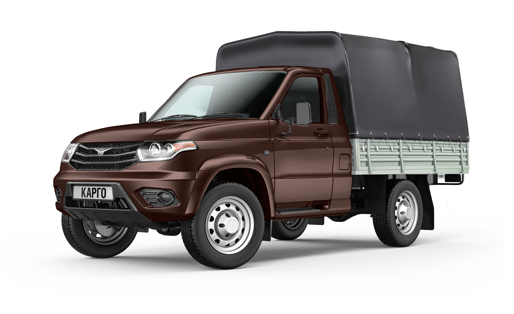 Комплектации Карго бортовой с тентом - Коричневый металлик